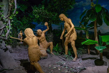 石器时代原始人生活场景