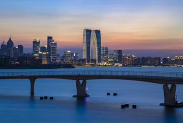 金鸡湖夜景