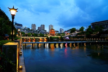 甲秀楼夜景