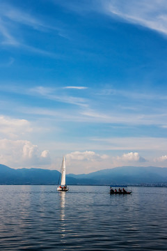 云南抚仙湖风光