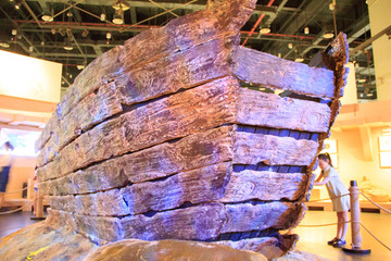 古代商船沉海沉船