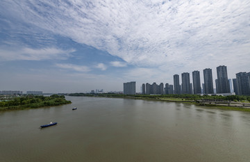 南京眼步行桥风景