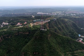 航拍高山公路