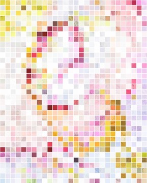 马赛克花纹