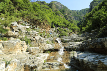 十渡孤山寨景区青山绿水