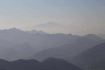 水墨山