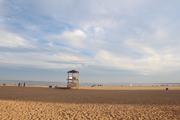 秦皇岛海边沙滩