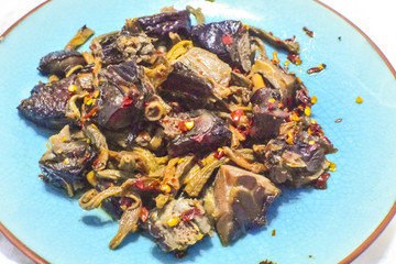 炒腊鸭
