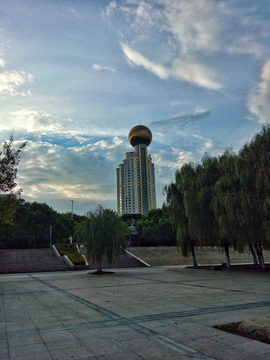 汉口江滩建筑风景