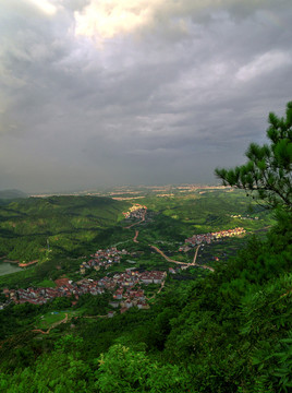 金华尖峰山山下曹村