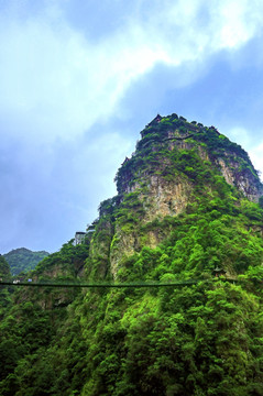 武义牛头山天师峰金锁桥