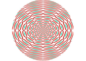 简约圆心迷幻渐变