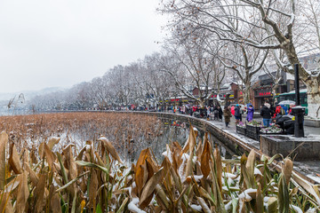 西湖雪景