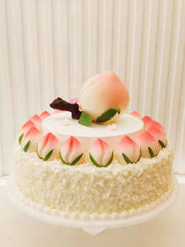 生日蛋糕 寿桃