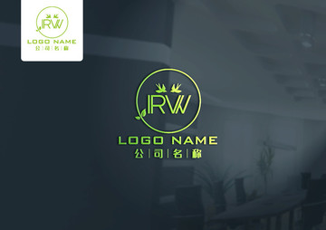 RW字母logo