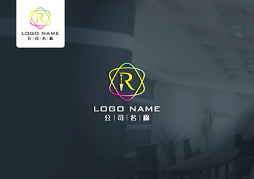 R化妆品logo