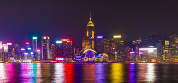 维多利亚港夜景