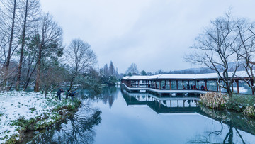 西湖雪景