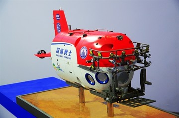 深海载人潜水器模型