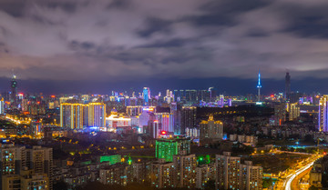 武汉夏日夜景