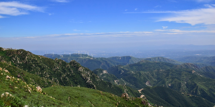 绿色群山风景摄影