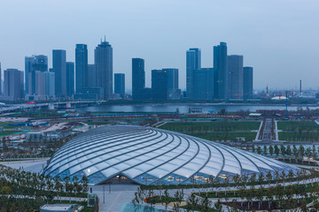 天津滨海新区于家堡车站
