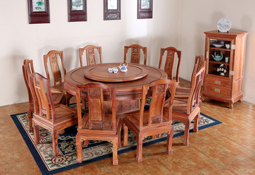 红木家具西餐桌