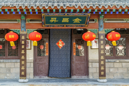 古建筑中式大门