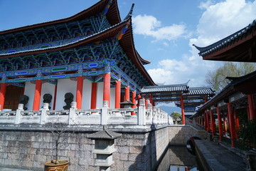 丽江古城木府的宫殿