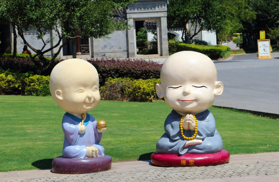 卡通佛像
