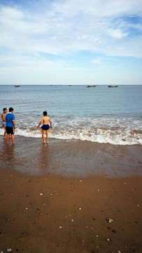 大连海滩风光