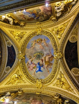卢浮宫内景壁画