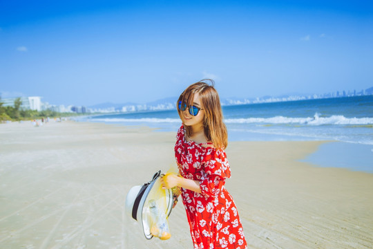 海边女孩