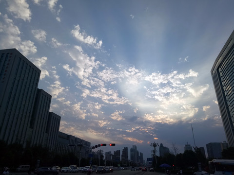 蓝天白云