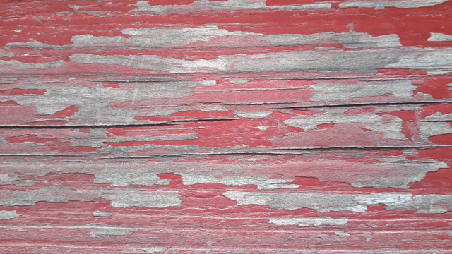 红色木板