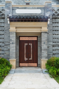 中式大门四合院门