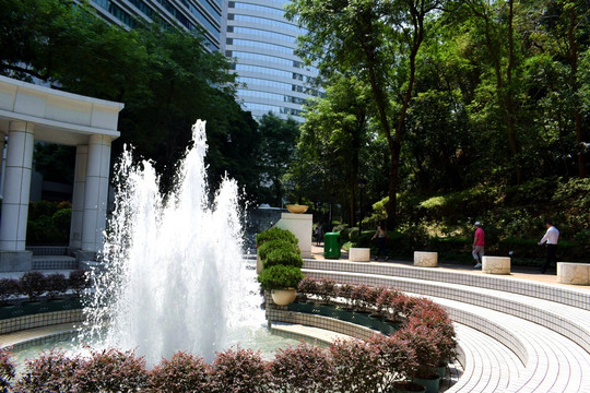 香港公园喷泉