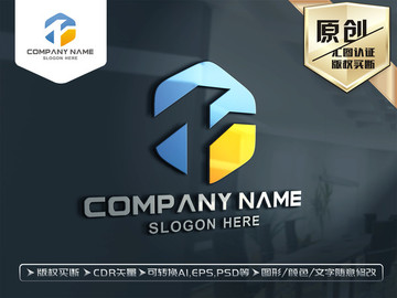 F字母LOGO设计