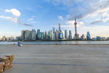 陆家嘴天际线