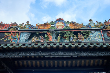 灰塑彩绘