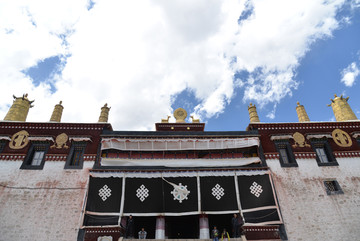 哲蚌寺建筑特写