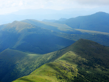 山西五台山驼梁风景