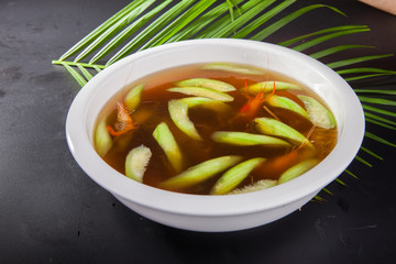 干菜丝瓜虾汤