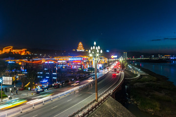 宝鸡夜景