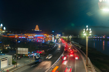 宝鸡夜景