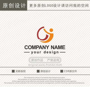 J字母教育文化logo