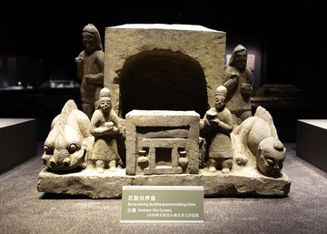 北魏石雕供养龛