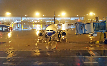 雨夜机场