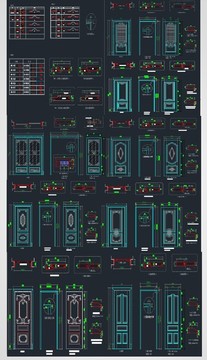 木门CAD图库