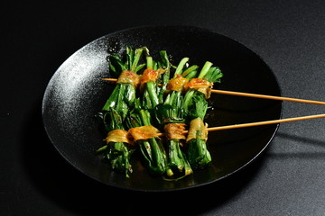 油炸串串韭菜
